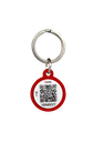 Dije Localizador para Mascotas Movid – Metal Rojo